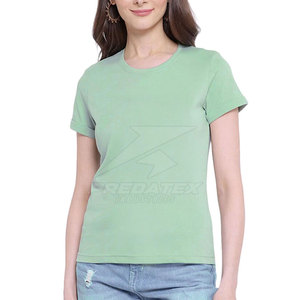 Camiseta Casual de Algodón 100% Ecológica para Mujer, Estilo Único, con Mangas Cortas, de Secado Rápido y Transpirable - Product Image 1