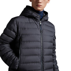 High Quality <b>Men's</b> Lightweight <b>Packable</b> Puffer <b>Jacket</b> with Fur Hood Bubble Fabric Windbreaker for Winter Outdoors Wholesale - Product Image 2