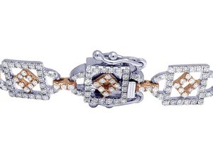 Custom New Design Classic <b>Charm</b> S925 Silver With Moissanite Round Diamond Luxury <b>Bracelet</b> For Women Perfect Birthday Gift - Product Image 5