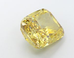 Diamante de Laboratorio de Lujo de 12.28 Ct, Corte Cojín, Amarillo Intenso, Claridad VS1, Certificado IGI, Diamante en Tendencia para Anillos - Product Image 4