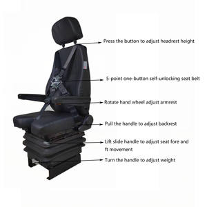 Механическая подвеска сиденья, граммер, сиденья, v-модель, противоположное половое сиденье, механическая подвеска, козловой кран, сиденья водителя - Product Image 6