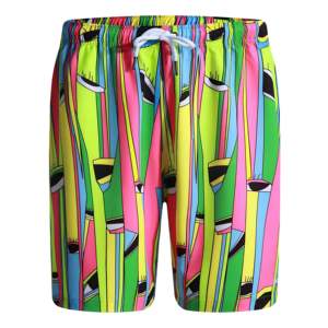 Pantalones cortos informales transpirables de lona de algodón para hombre, ropa de verano con logotipo personalizado, pretina elástica sólida ecológica teñida Lisa disponible - Product Image 1