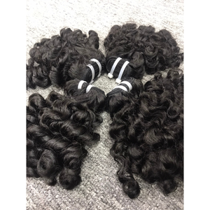 ผมแท้จากชาวกัมพูชาผมคนธรรมชาติแบบ100% สำหรับผู้หญิงผิวดำผมคนเวียดนามหยิก - Product Image 1