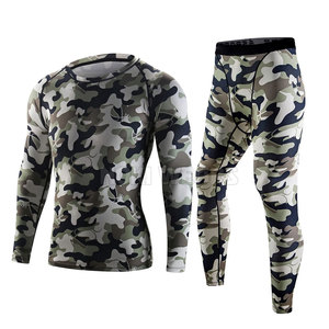 Conjunto de compresión de impresión por sublimación transpirable Gimnasio Fitness Wear Conjunto de compresión más vendido - Product Image 1