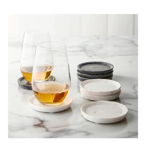 Sous-verre en marbre de qualité supérieure sous-verre en marbre incrusté de métal tapis de forme carrée pour la cuisine sous-verres décoratifs essentiels en laiton - Product Image 3