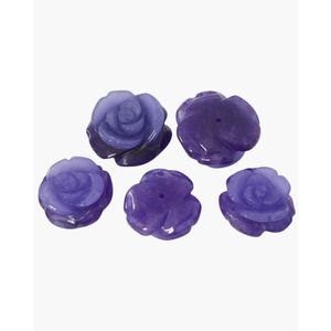 Perles de pierre d'améthyste rose - Product Image 1
