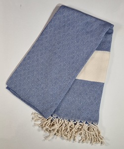 Diamant Peshtamal 100% Coton Fil Teint Serviette Turque Doux Antibactérien Anti-Allergie Fabriqué en Turquie - Product Image 1