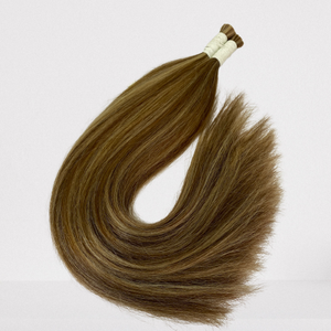 Extensions de cheveux naturels lisses vert fluo — ali queen, cheveux humains vierges alignés de haute qualité, couleur Piano - Product Image 1