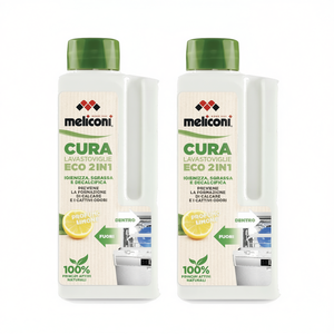 Limpiador de Lavavajillas Ecológico 2en1 Green Meliconi 2x250ml, Herramienta y Accesorio de Limpieza para el Hogar, Modelo 656162 - Product Image 3