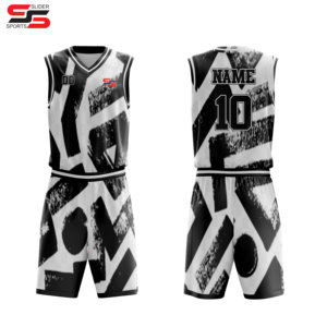 Bonne vente uniforme de basket-ball vêtements de sport entraînement maillots de basket-ball ensembles hommes porter uni blanc sans manches uniforme de basket-ball - Product Image 4