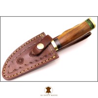 7.5 "Tendance Vente Chaude OEM Pas Cher Bas Prix Fait À La Main Damas Cuisine Utilisation Rat Queue Tang Manche En Bois Couteau