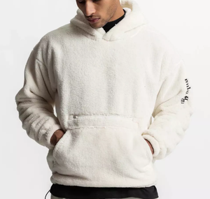 <b>Mens</b> <b>Sherpa</b> Hoodies Warm Soft <b>Fleece</b> Jacket Casual Comfortable Fashion Winter Wear Cheap Wholesale Clothes For Sale Online - Product Image 5