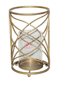 Metal <b>Candle</b> Votive With Glass Jar Home Tabletop Decor Accessories Best Selling Luxury Design Aluminum - Product Image 4