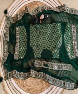 Moda de alta calidad a precios asequibles Look rico Precio al por mayor Lehenga nupcial: Lujoso atuendo nupcial inolvidable - Product Image 2