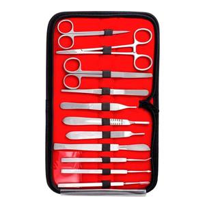 Instrumentos quirúrgicos para el ombligo, Kit veterinarios para estudiantes de cirugía, instrumentos de disección Manual de acero inoxidable, certificado CE, Clase I - Product Image 4