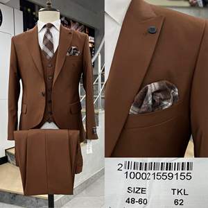 Costume Slim Fit pour homme 80 Laine 20 Polyester pour un look professionnel et un port confortable - Product Image 4