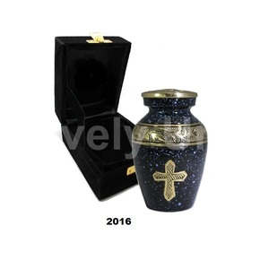 Black Cross Keepsake <b>Urns</b> <b>for</b> <b>Human</b> <b>Ashes</b> with Velvet Box <b>for</b> Cremation Keepsakes <b>for</b> <b>Ashes</b> <b>Small</b> Cremation <b>Urn</b> - Product Image 1