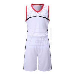 High Quality Custom Logo Basketball Uniform Breathable 100% Polyester Sets for <b>Spring</b> Season Summer <b>Sale</b> Wholesale Price - Product Image 2