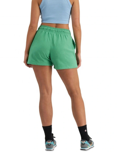 Shorts Verdes de Punto para <span class=keywords><strong>Mujer</strong></span>, Poliéster/Algodón, 240g, con Cintura Ajustable con Cordón, Bolsillos Laterales, Corte Casual, Transpirables, Cintura Media - Product Image 4