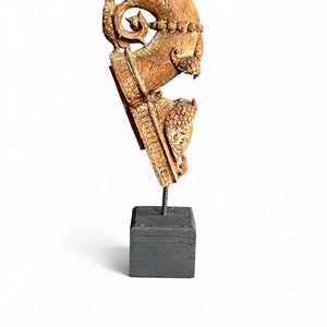 Soporte de Madera Maciza Vintage Indio, Tallado a Mano, Decoración de Pared Arquitectónica Duradera, Estilo Rústico Antiguo para Interiores del Hogar, Combinación Mixta 1 - Product Image 2