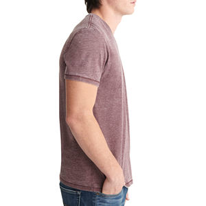 Venta al por mayor hombres ácido lavado camiseta Streetwear hip hop 100% algodón camisetas con logotipo personalizar camiseta de gran tamaño - Product Image 5