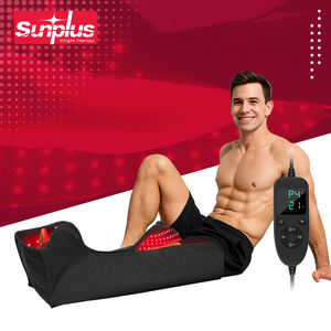 SunPlus 660Nm 850Nm Luz LED Roja Infrarroja para Terapia de Pies, Tobillos, Muslos, Piernas Completas, Cinturón Envolvente para Cuerpo, Piernas y Pies - Product Image 1