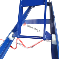 Risenmega 1,2 m 3,5 T Petit élévateur à ciseaux mobile pour automobile, élévateur de voiture mobile pour ateliers d'impression