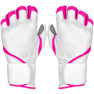 Gants de frappe de baseball, ajustement performant, respirants, en cuir, pour jeunes et adultes, usage en compétition LBBG-0041 - Product Image 6