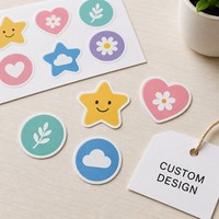 Étiquettes autocollantes rondes thermiques brillantes imperméables personnalisées pour bougies, cadres photo, cartes de fêtes et artisanat cadeau