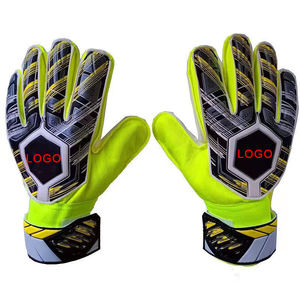 Gants en latex de sport professionnel de haute qualité Logo personnalisé Gants de gardien de but de football en cuir respirant Prix raisonnable en plein air - Product Image 2