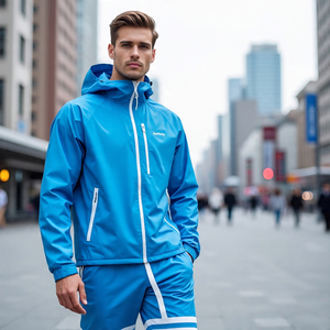 OEM Ensembles Vestes et Shorts de Pluie de Randonnée Coupe-Vent pour Hommes Ensembles de Shorts Imperméables Coupe-Vent pour Hommes - Product Image 6