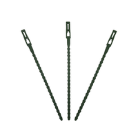 Attache réglable en plastique vert de 17 cm pour pots de fleurs et jardinières, support d'arbre - Style campagnard, utilisation au sol RAPITECH GT002