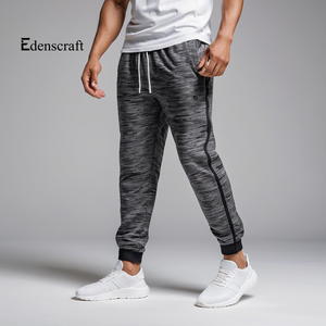 Pantalons de jogging décontractés pour hommes, imprimés, confortables, de poids moyen, écologiques, à séchage rapide, en molleton, avec cordon de serrage - Product Image 4