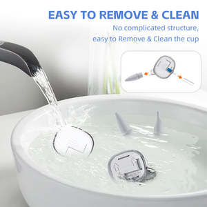 Alta Qualidade 30ML Nariz Otário T50 Split Food Grade Silicone 6 Engrenagens Bebê Nariz Limpador Bebê Aspirador Nasal Elétrico - Product Image 4