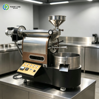 Équipement de torréfaction de café au gaz industriel avec contrôle numérique, machine à torréfier les grains de café
