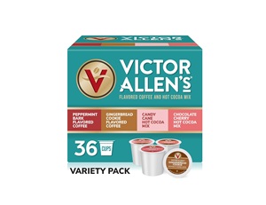 Victor Allen's Coffee Holiday Favorites Coffee & Hot Cocoa Mix Variety Pack, 36 Count - Product Image 1