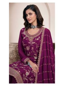 Elegante conjunto paquistaní de Salwar Kameez, elegante diseño de cuello para damas, exportador de Ropa Étnica a los mejores precios - Product Image 5