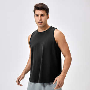 Camiseta de gimnasio sin mangas para hombre, camiseta sin mangas para correr, chaleco deportivo - Product Image 1