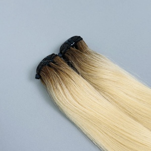 Raw Blonde 613 Hair Colors Straight Bundles Hair Extensions Blonde Human Hair from 8-40 inches Super Double Drawn Human Hair - Product Image 1