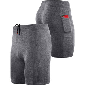 Shorts de compression pour hommes de haute qualité fabriqués au Pakistan, en spandex non tissé, anti-rides, respirants, séchage rapide, service OEM, logo personnalisé - Product Image 3