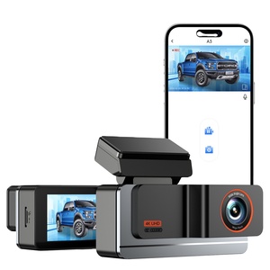 Caméra embarquée <span class=keywords><strong>Koogle</strong></span> 170 degrés grand angle 4K sans fil double caméra avant et arrière Prix d'usine Nouveau design Enregistreur vidéo contrôlé par WIFI - Product Image 1