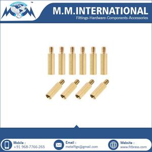 Customized OEM High Precision Brass <b>Spacer</b> Use for Electronics Available at Affordable Price from India - Product Image 3