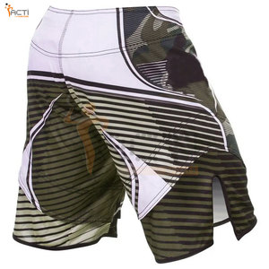 Venta al por mayor Hombres MMA Shorts Hombres ligeros MMA Shorts Último diseño Personalizado Logo MMA Shorts - Product Image 3