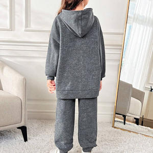 Chándal para niños con logotipo personalizado, tejido suave de lana de alta calidad, costura duradera, impresión por sublimación, Etiqueta Privada, venta al por mayor a granel - Product Image 2