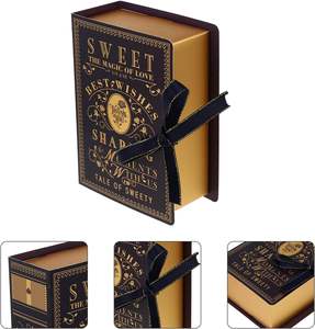 20Pcs Decorative Books <b>Boxes</b> Wedding Candy Case Antique Box Vintage Shaped Storage for Jewelry <b>Trinket</b> - Product Image 3