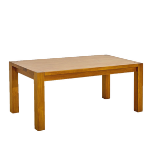 Mesa de comedor de madera de teca contemporánea y cómoda con 213CM de longitud, juego de mesa de comedor para restaurante y comedor - Product Image 1