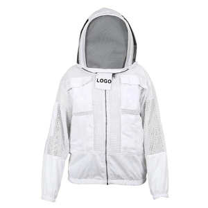 Chaqueta de seguridad para apicultura, poliéster, impermeable, protectora, a prueba de picaduras, duradera, ligera, para hombres, para cosecha de miel - Product Image 4