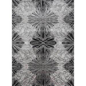Alfombra de Lana y Seda de Bambú Anudada a Mano Kavi Ivory, Colección Chaos Theory-Esk-400, Alfombra Rectangular con Patrón Abstracto para el Hogar y el Pasillo - Product Image 1