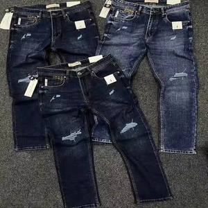 Jeans de Mezclilla Rectos Casuales y Sexys para Mujer, de Algodón, Lavado Estilo Tierra, con Aspecto Desgastado, Spandex, Excedentes de Producción, Bangladesh - Product Image 5