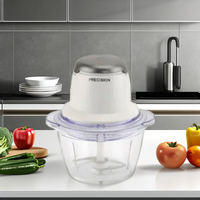 Mini robot culinaire électrique professionnel 1.2L usage domestique haute efficacité Portable écologique facile à nettoyer lames en plastique personnalisées